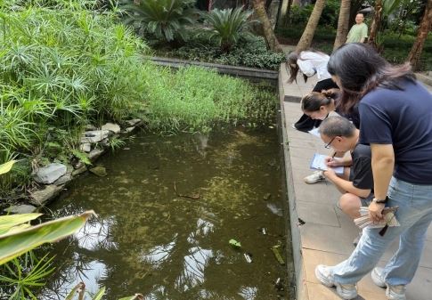 童家桥街道阳光社区开展蚊媒滋生地排查