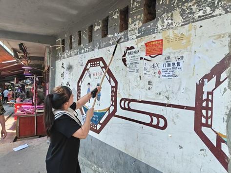 联芳街道联芳桥社区开展市容环境整治百日攻坚行动