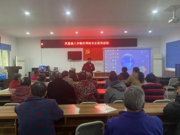 凤凰镇八字桥村开展网络安全宣传活动