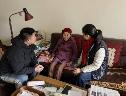 童家桥街道文苑社区精准落实高龄补贴“免申即享”让老人便捷享福利